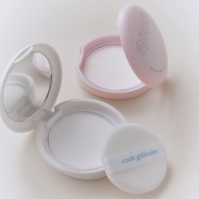 Phấn phủ dạng nén kiềm dầu CODE GLOKOLOR mỏng mịn, hấp thụ dầu thừa, khô thoáng 