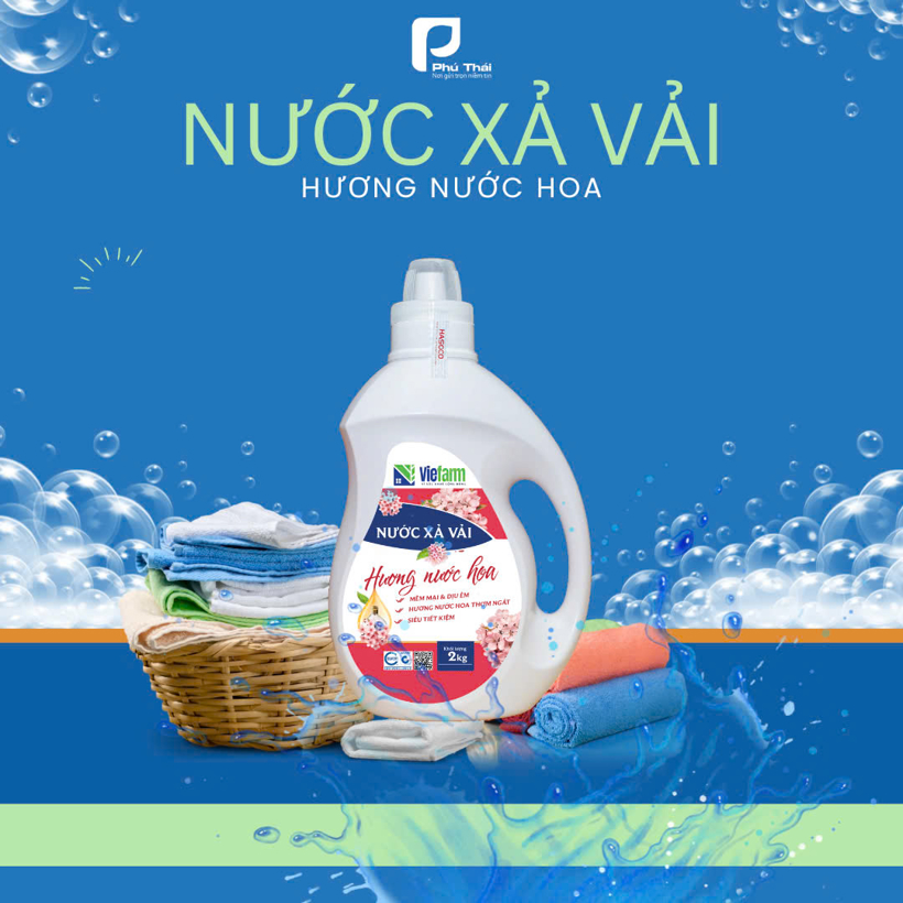 Nước xả vải hương nước hoa VIEFARM 2kg
