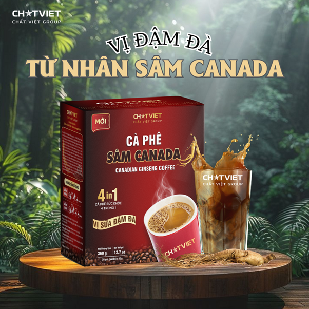 Cà Phê Sâm Canada (Hộp 30 gói)                  