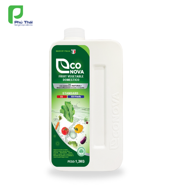 Nước ngâm rửa rau củ quả Econova (Chai 1.3kg)            