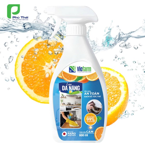 Lau đa năng cam VIEFARM 600ml                        